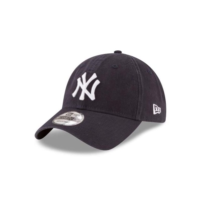 Blue New York Yankees Hat - New Era MLB Core Classic 9TWENTY Adjustable Caps USA8065247